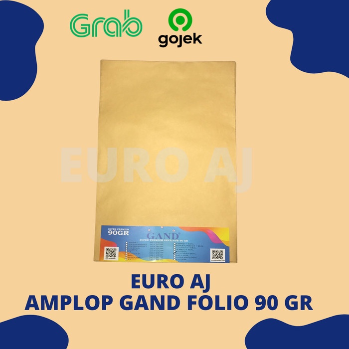 

Unik Gand Amplop Folio Coklat 90 Gr Super Premium Khusus Gojek/Grab Terbatas