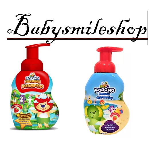 Kodomo Foaming Shampo & Foaming Bodywash 250ml