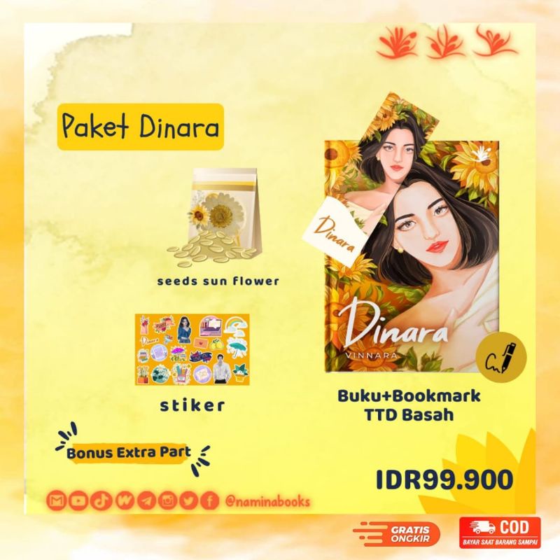 Novel Dinara - Vinnara - Naminabooks