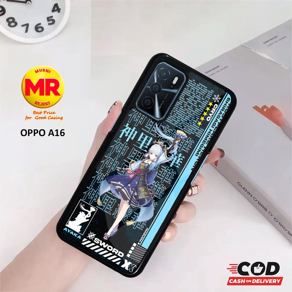 CASE OPPO A16 CASING OPPO A16 MOTIF GAME CEWEK Murni case casing aero softcase case hp casing hp cas