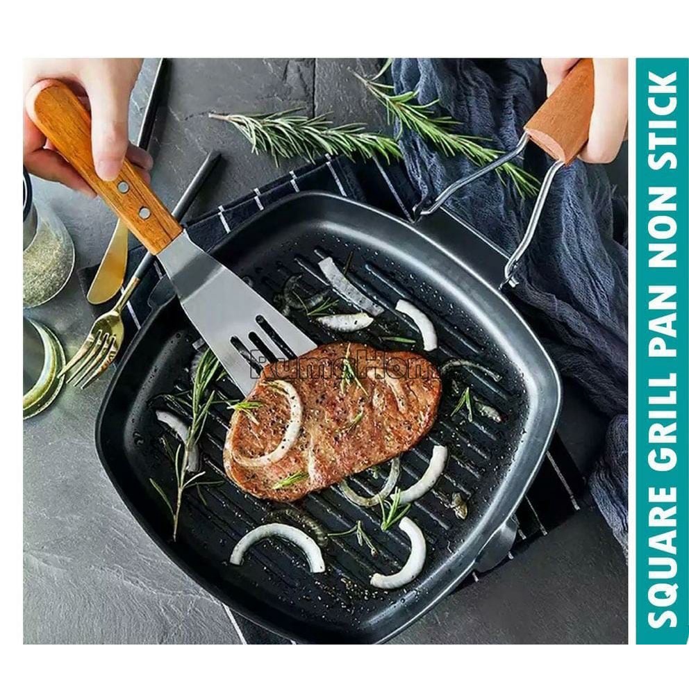 TEFLON GRILL PAN BBQ ANTI LENGKET