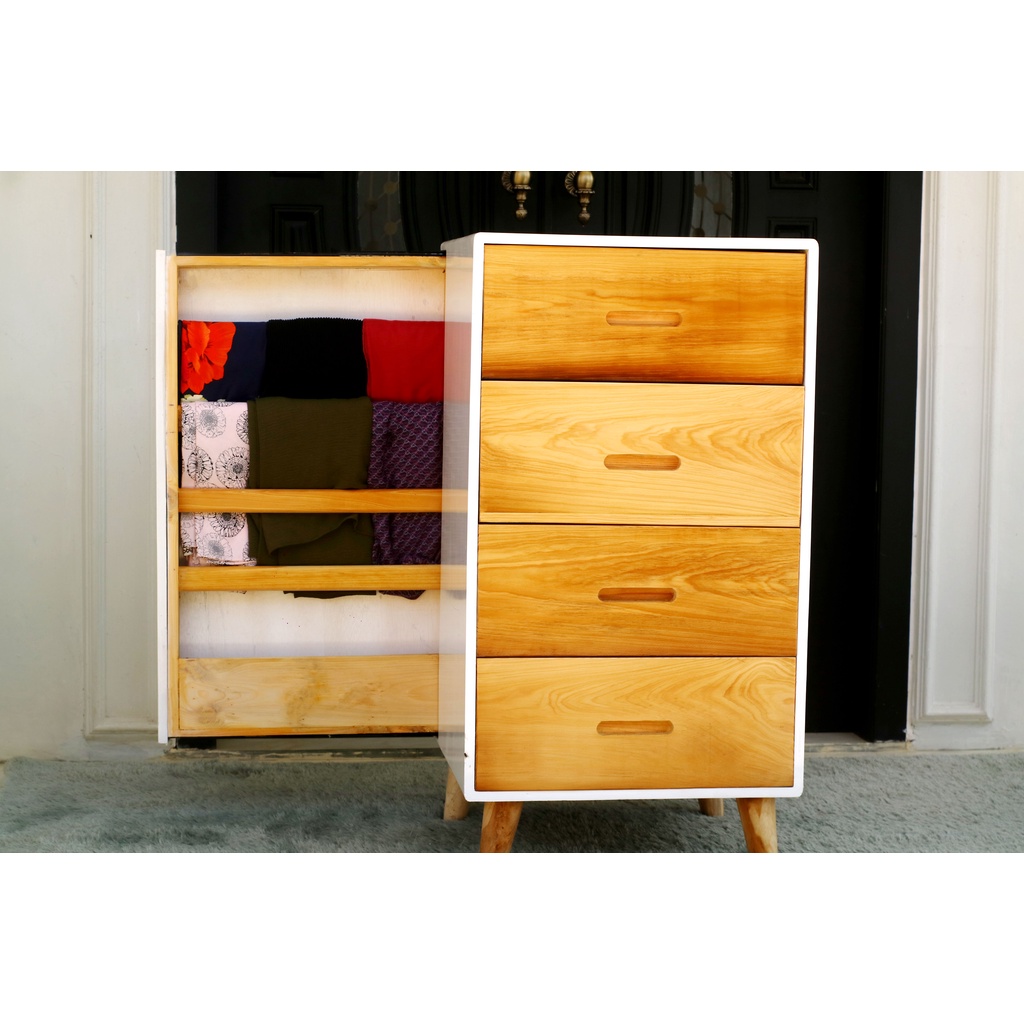 Lemari Hijab dan Pakaian Minimalis Zahra/ Drawer Minimalis / Lemari Laci Susun Serbaguna / Drawer Storage Cabinet