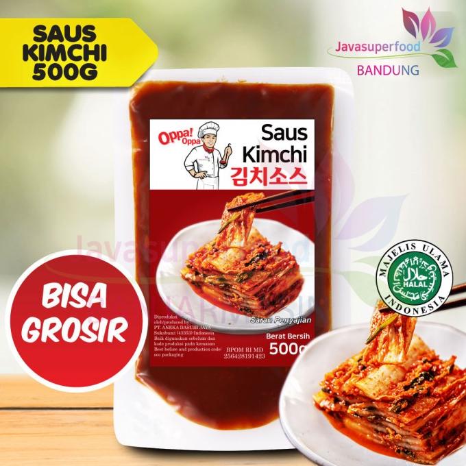 

*****] Saus Instan Saus Kimchi Korea 500g/ Sauce Kimchi Korea Saus Oppa!Oppa