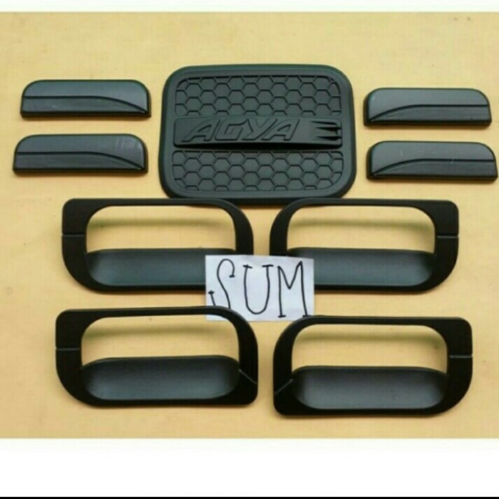 [READY] Paket Outer Cover Handel Dan Tank Cover Mobil Agya Lama New Agya Hitam / Perlengkapan Varias