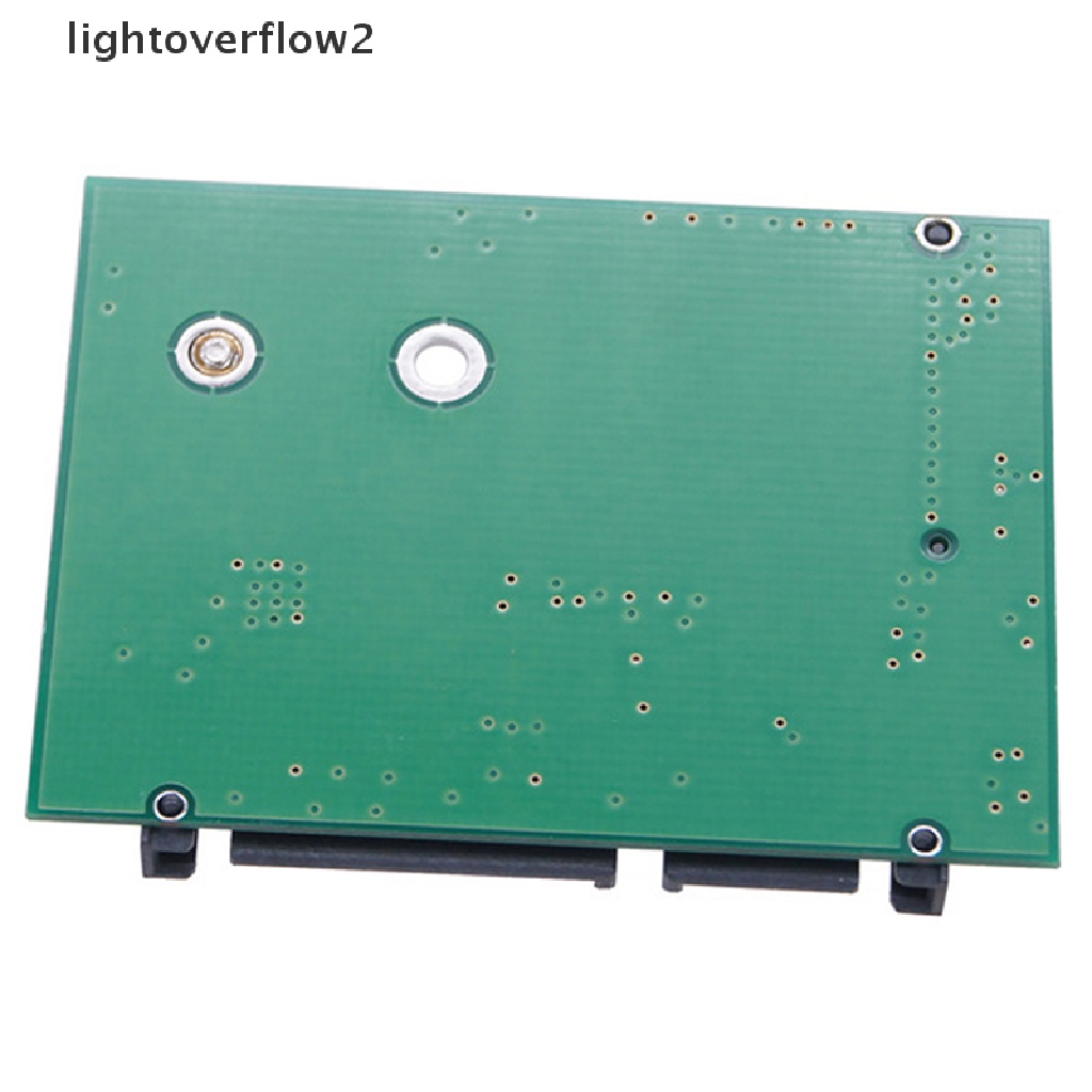 (lightoverflow2) 1pc Kartu Adapter Hardisk Ssd M.2 NGFF Ke Sata3 2.5 &quot;