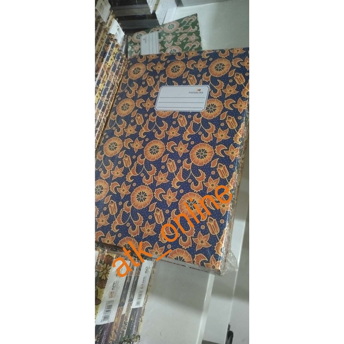 

Paperline Buku Hardcover Folio 100 Sheets / Lembar / Catatan Bergaris F4