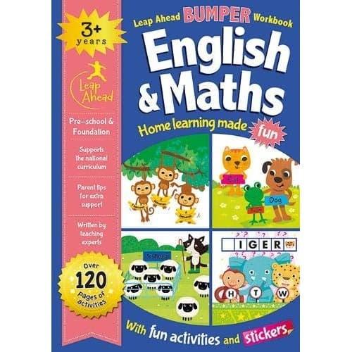 Workbook Leap Ahead Bumper Workbook: English And Maths 3+