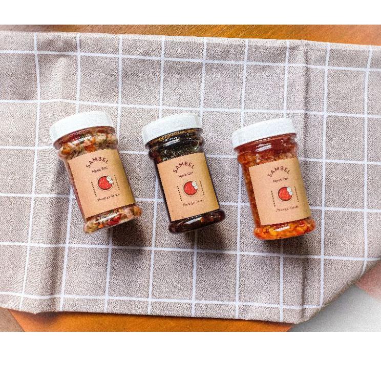 

Hot Sale--Sambal Bawang / Sambal matah / Bumbu Bebek / Sambal Cumi 150gram 25k , 300gr 48k