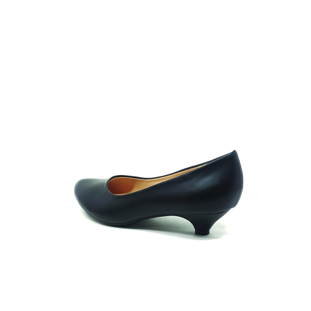 Workswell Sepatu Kerja Wanita Low Heels 3cm Kode 6808 Hitam Dove.