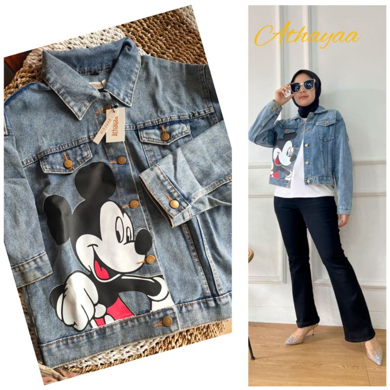 Jaket Jeans Oversize by Athayaa