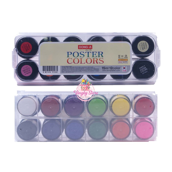 

Jualan Cat Poster Dong-A 12 Warna 15Ml Terbatas