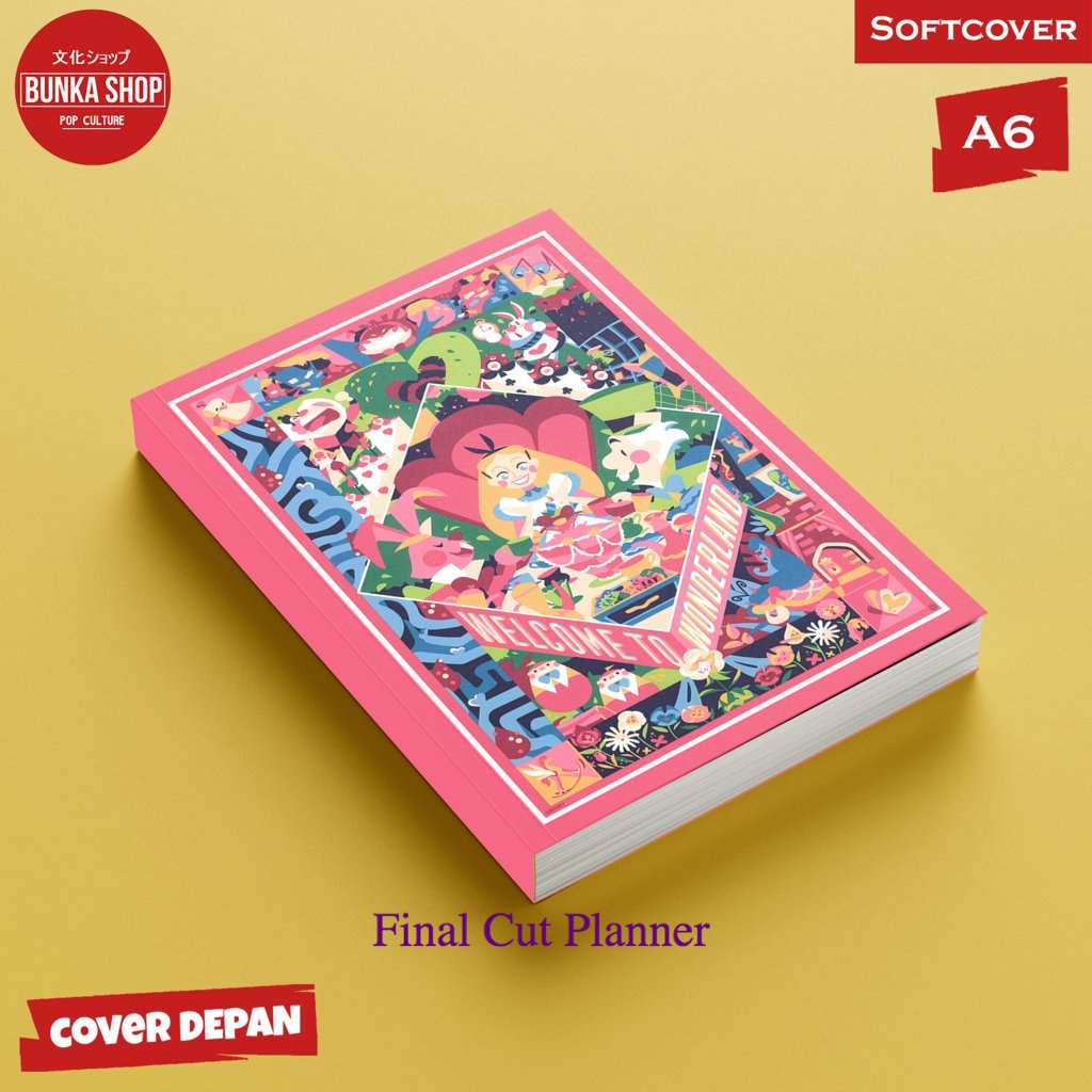 

Pocket Note Alice In WonderLand Softcover A6 Buku Tulis Catatan Notes Agenda Planner Jurnal