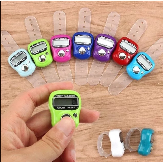 

Tasbih Digital Mini (warna RANDOM) / finger tally counter