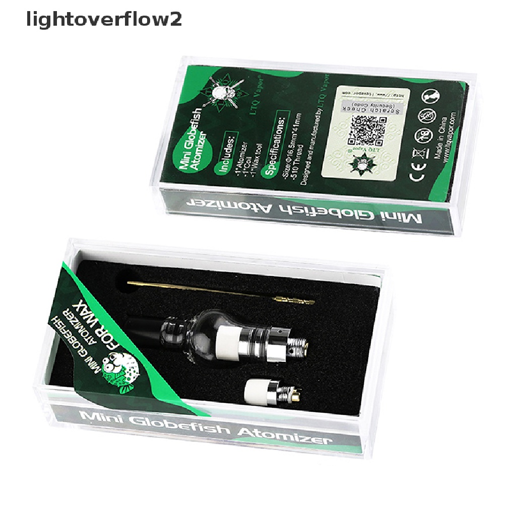 (lightoverflow2) Ltq Vapor Mini Atomizing Pen Deteksi Sirkuit Pendek