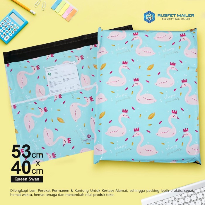 

Promo Bulan Ini Amplop Plastik Polymailer Queen Swan ( Uk : 53Cm X 40Cm) Hot Sale