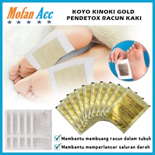 Image of Kinoki Gold Koyo Kaki Detox Foot Pads Herbal Penyerap Racun Original Asli Cleansing Jahe Ginger Emas