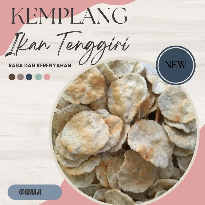 

Kerupuk Keplang Bakar//Khas palembang//kemasan praktis