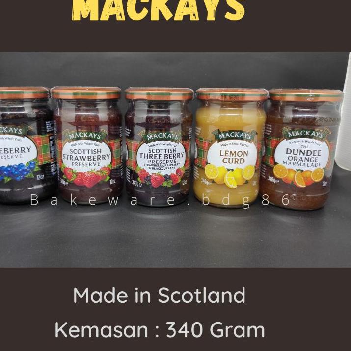 

IdN3z3Y--MACKAYS JAM 340 GRAM / SELAI BUAH STRAWBERRY BLUEBERRY LEMON CURD ORANGE