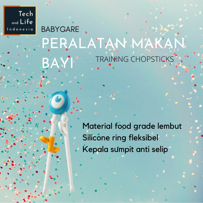 Sumpit Belajar Bayi Anak Balita BC Babycare Training Chopsticks