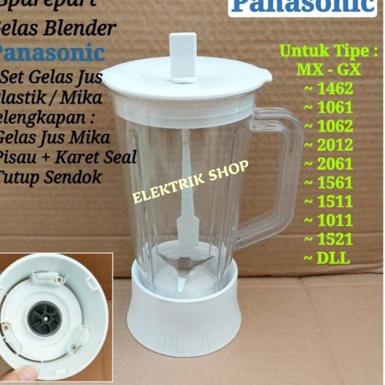 Best seller GELAS BLENDER PANASONIC FULLSET JUS PLASTIK TIPE MX GX    1011 DLL MKK