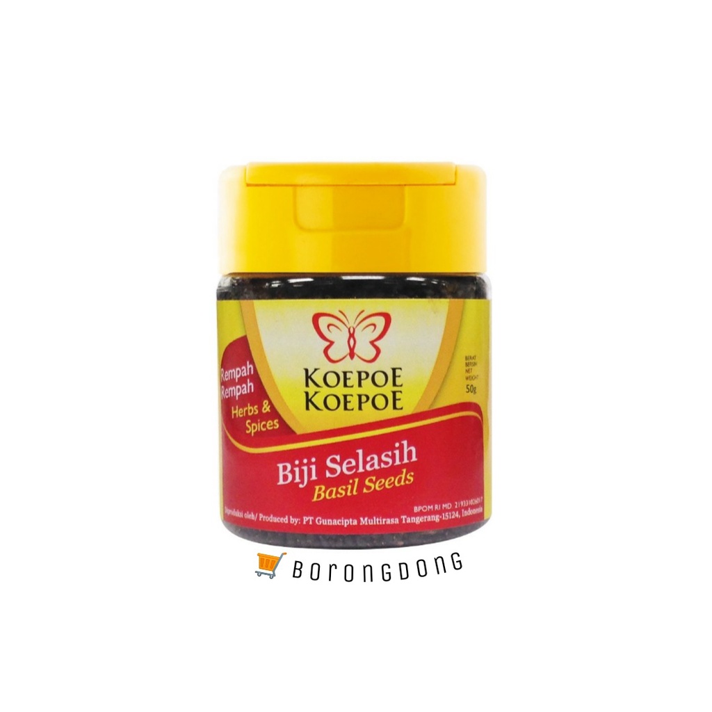 

Koepoe Biji Selasih 50g