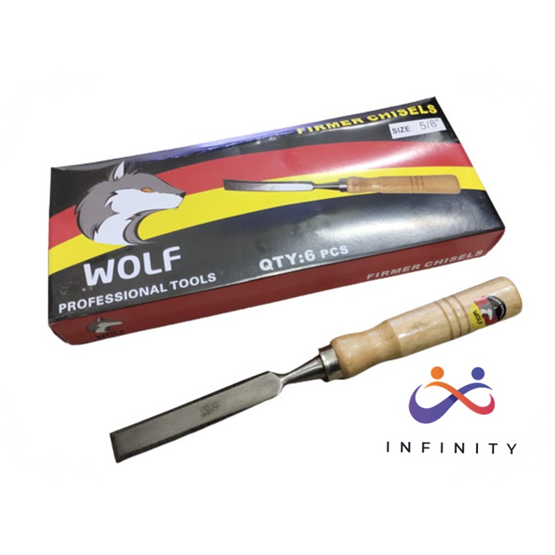 

Pahat Gagang Kayu 5/8" Inch 15mm Tatah Ukir Cungkil Kayu Carving Knife INF