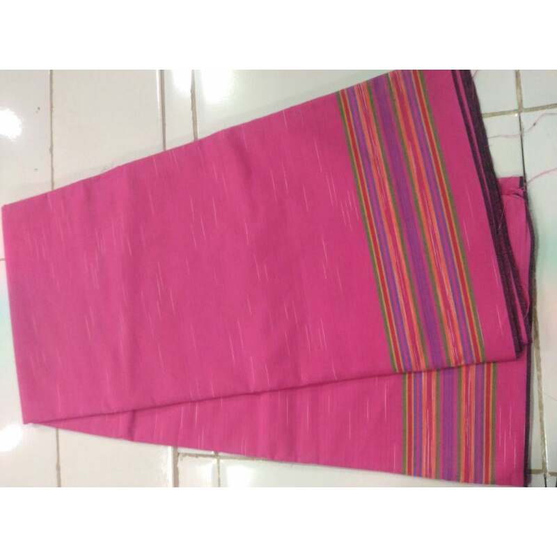 KAIN TENUN LURIK KOMBINASI GERIMIS TUMPAL