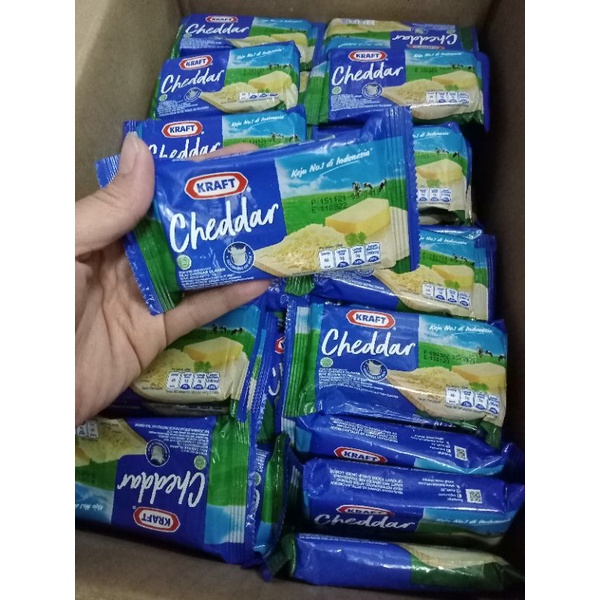 

Kraft cheddar 70gr/keju cheddar sedang/keju midi