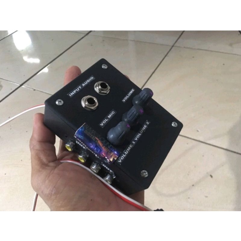 mixer mini 5 volt dua channel