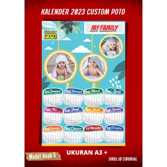 

Kalender costum 2023