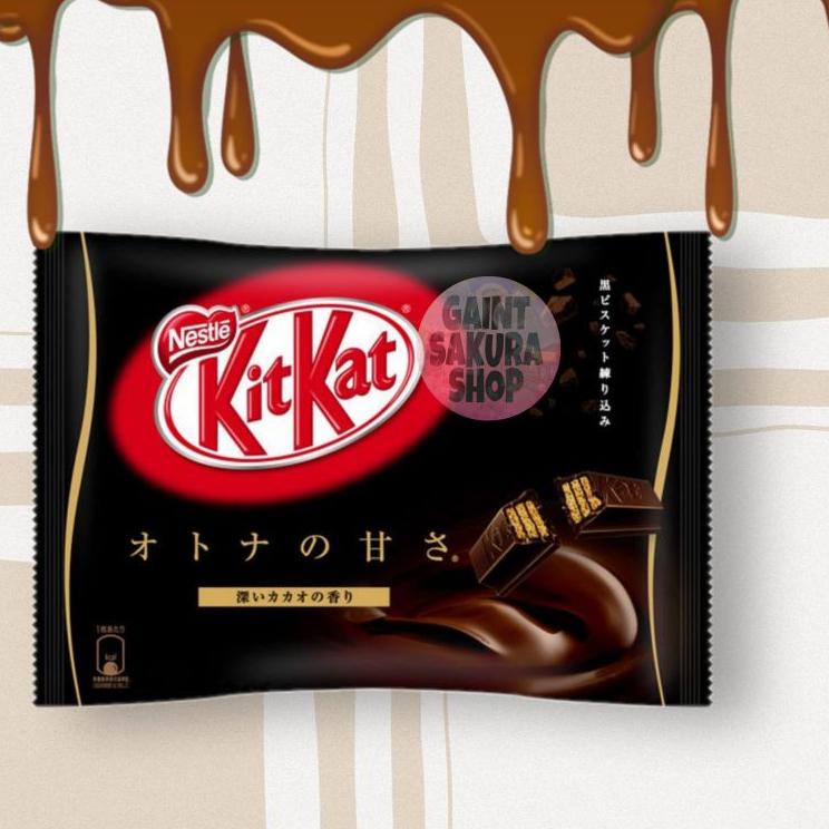 

9.9 FLASH SALE Kit Kat Mini Otona no Amasa / coklat jepang / snack impor / wafer coklat / cemilan / coklat impor serbuuu !