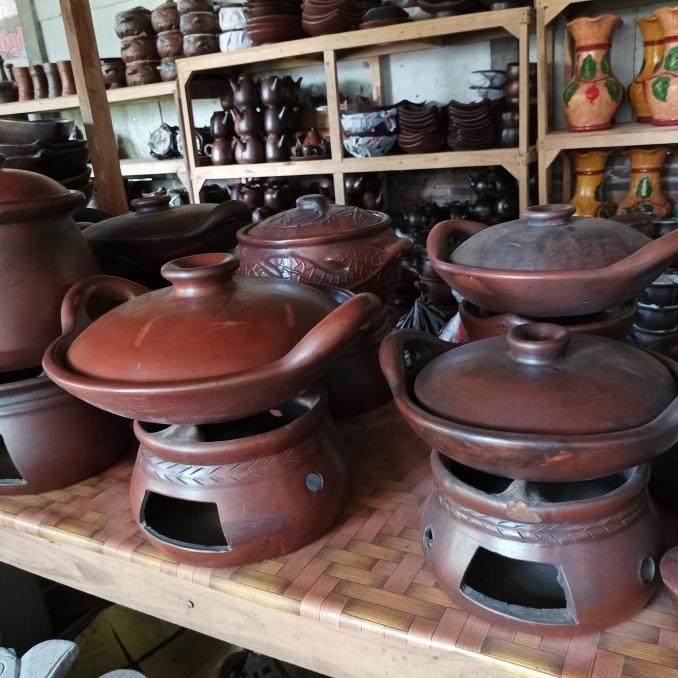 :<:<:<:<] Anglo wajan gerabah tanah liat D30cm / wajan prasmanan tanah liat