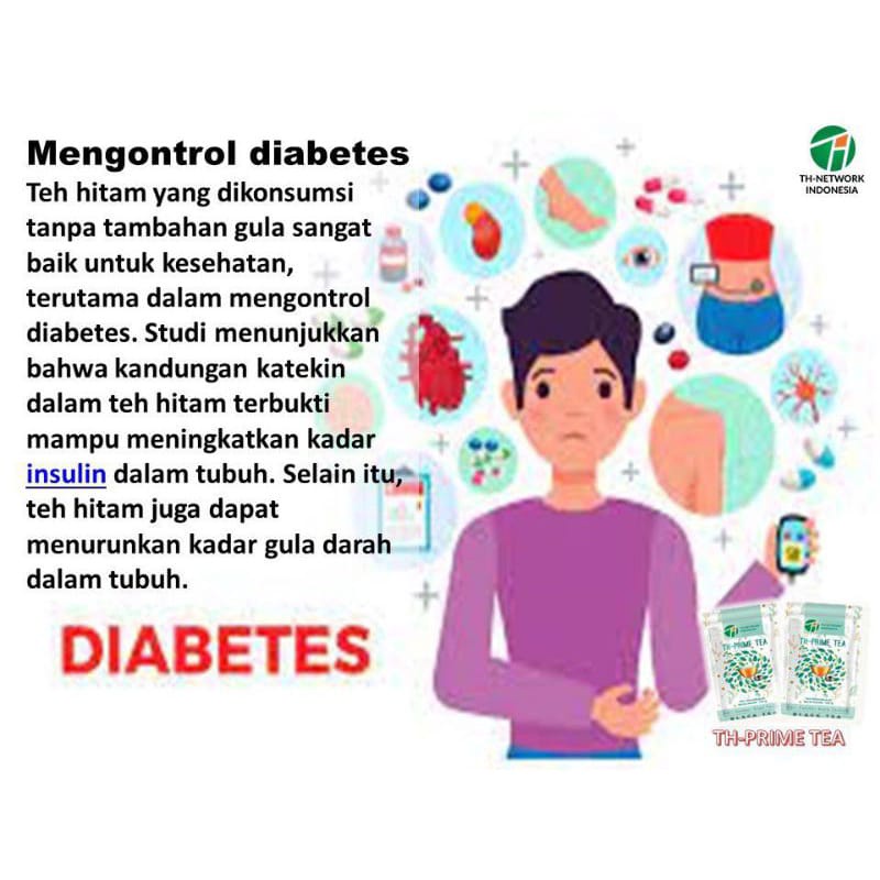 TH Prime Tea Black Tea 1 pouch Isi 70 Gram Teh Kesehatan Antioksidan Diet Detox