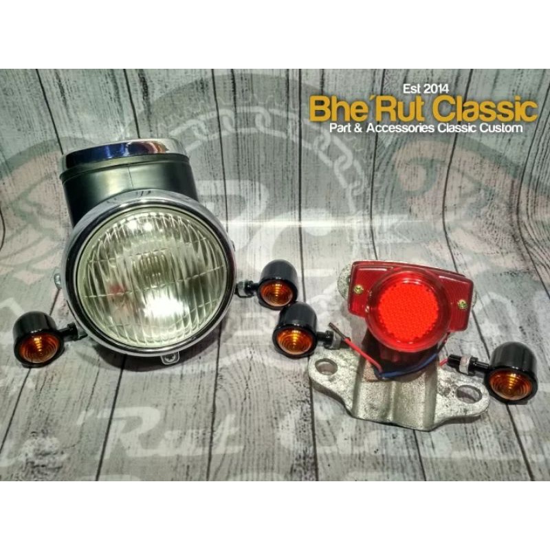 Paket Lampu Motor Mini Monkey Gorilla