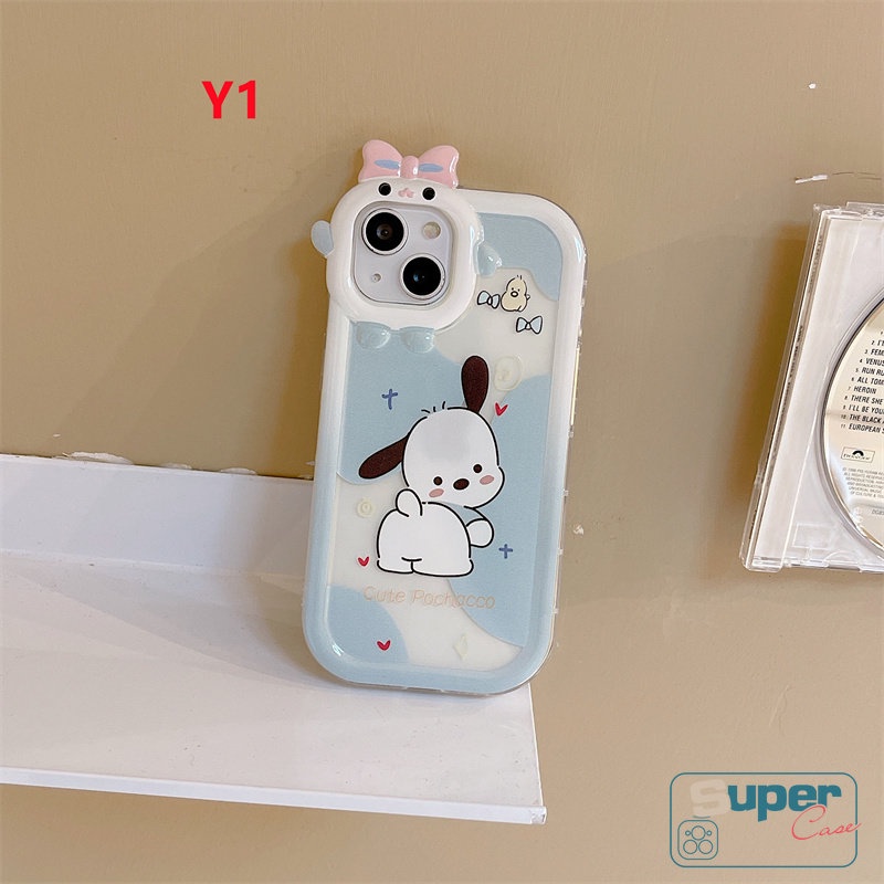 Soft Case Desain Kartun Pochacco Winnie the Pooh 3D Untuk IPhone 11 XR 6 6S 7 8 Plus 13 12 14 Pro MAX 14 Plus 11Pro MAX X XS MAX SE 2020