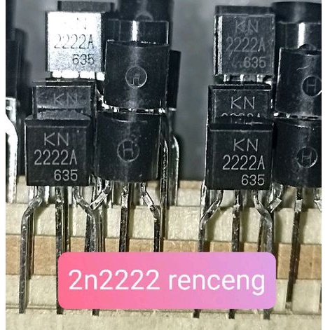 10BUAH TRANSISTOR 2N2222 2N2222A 2N 2222 2N 2222A RENCENG