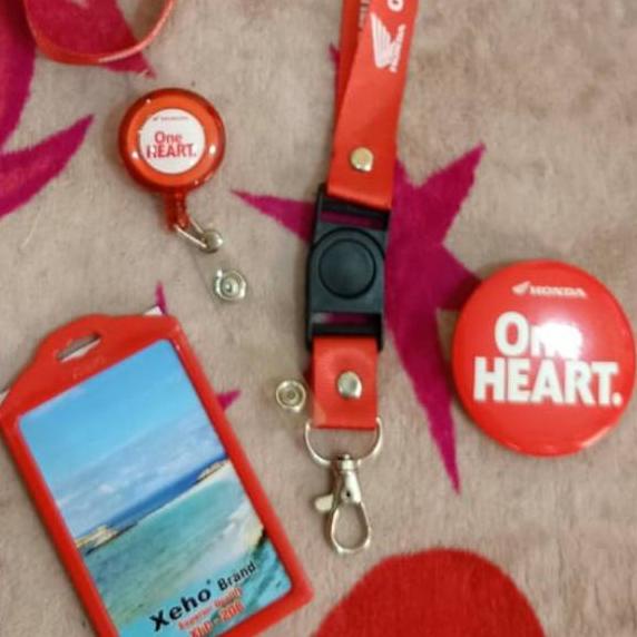 

➧vj Dijual Murah✮ paket tali Id card HONDA one heart ( ecer )ready stok 43 ➧
