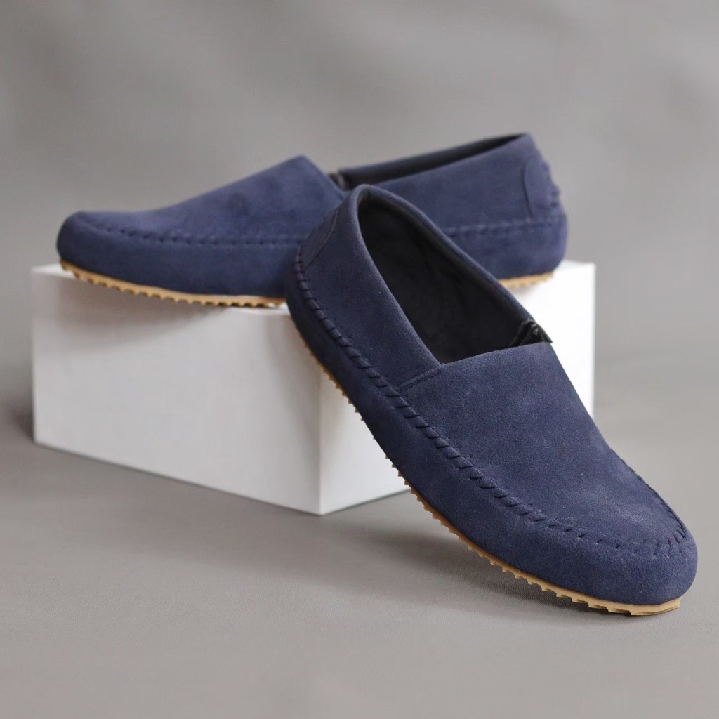 SEPATU SLIP ON PRIA LOAFER DEWASA SUEDE PREMIUM CASUAL FORMAL SLIP ON PRIA KERJA KANTOR GURU PNS PESTA RESMI NYAMAN || SLIP ON PRIA PANSUS BERKUALITAS
