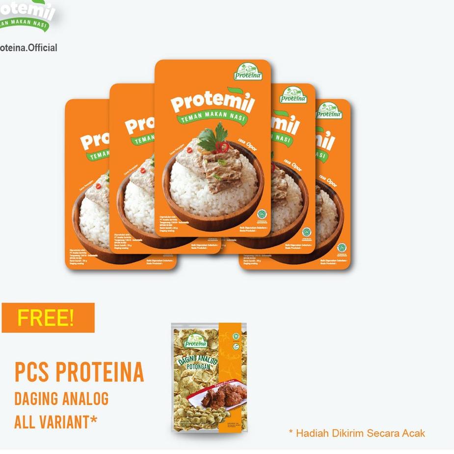 

Quality Control✅Protemil Opor 5pcs + FREE 1pcs Proteina Daging Analog|SQ7