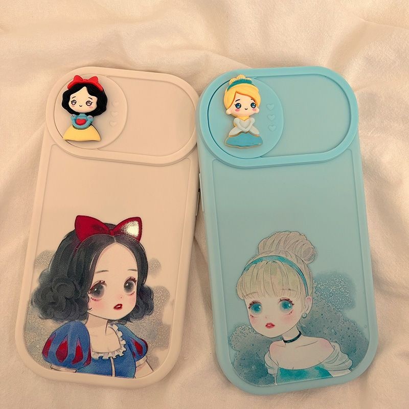 Case Desain Kartun Princess Untuk IPhone 12 13 14 11 Pro Max X Xs Max Xr vvrrt
