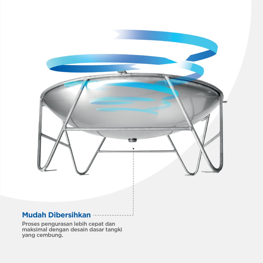 Toren Air Penguin Stainless Steel TBSK 500 Tangki Air Stainles TERBARU