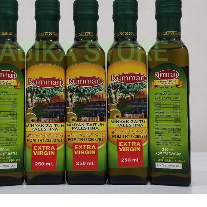 

10.10 SALE RUMMAN ORIGINAL MINYAK ZAITUN PALESTINA EXTRA VIRGIN 250ML gas !!