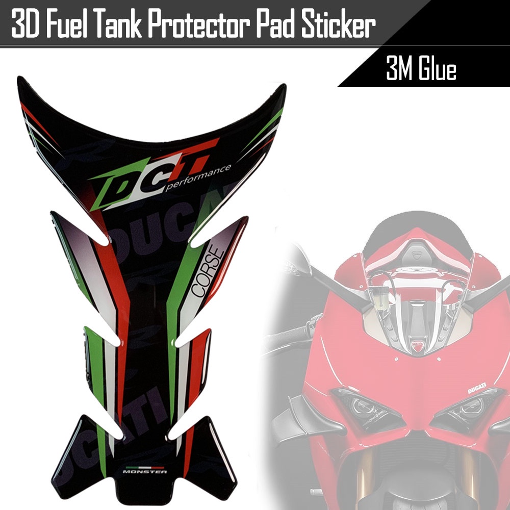 Ducati Stiker Pelindung Tangki Bensin Motor 3M Untuk Ducati 848 EVO 1199 Monster 696 796 795 1100 899 V4