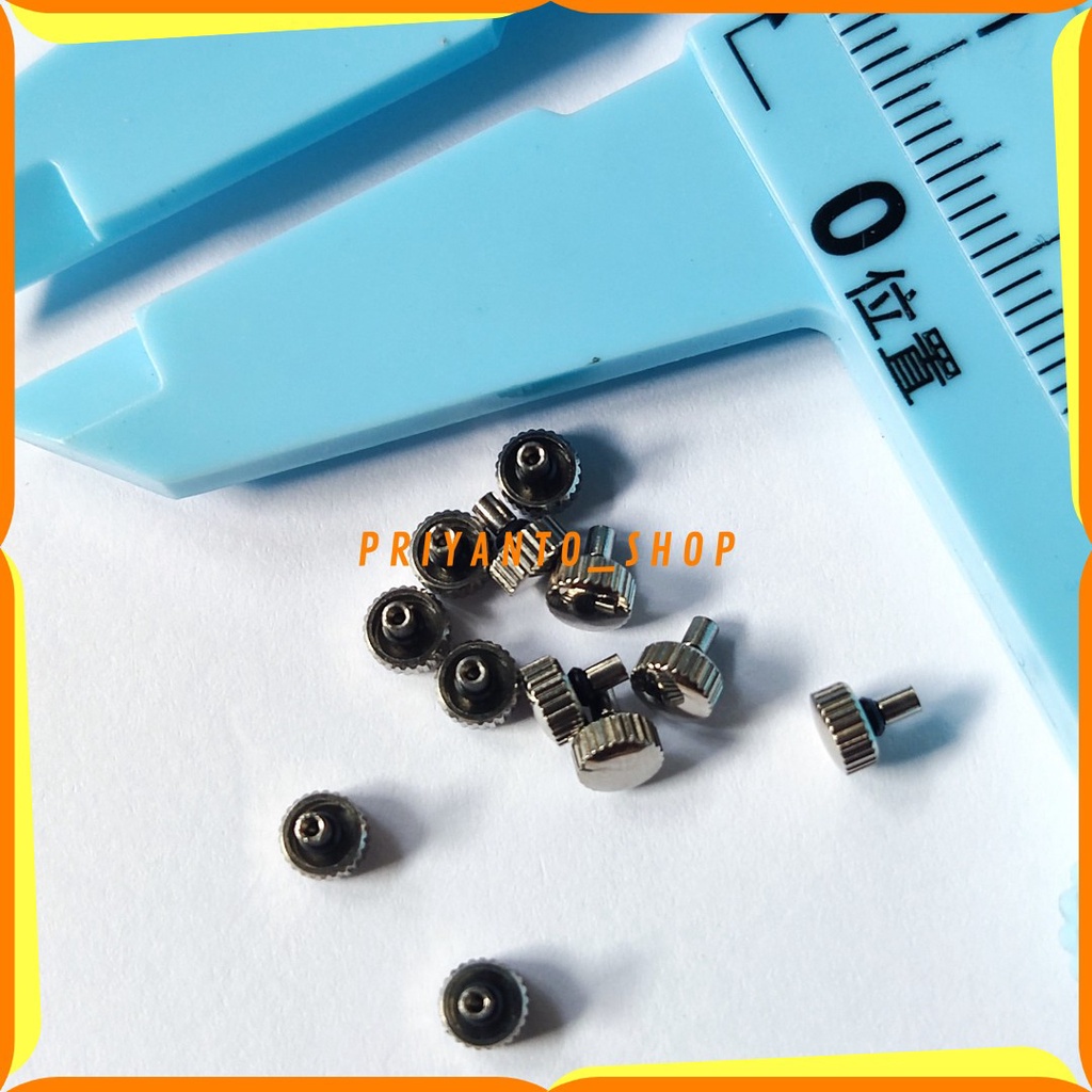 Knop kenop putaran jam tangan Seiko 4206 Knop 4206 Crown Seiko