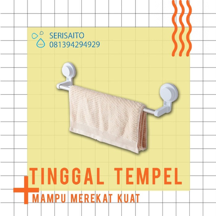 Rak Handuk Dinding Tempel Gantungan Handuk Rak Dapur Unisoh Hanger