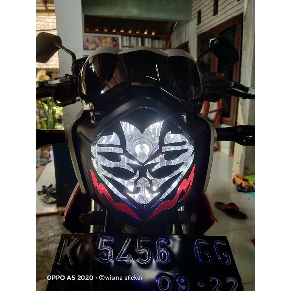 Stiker Lampu Vixion Old / Stiker Lampu Motor / Stiker Vixion Old