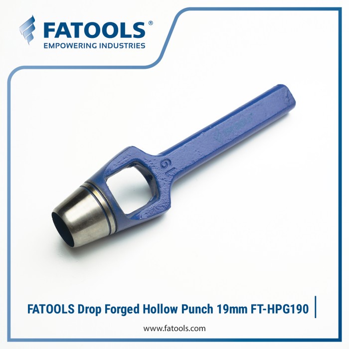 

Dijual Fatools Hpg190 - Drop Forged Hollow Punch 19Mm Terbatas
