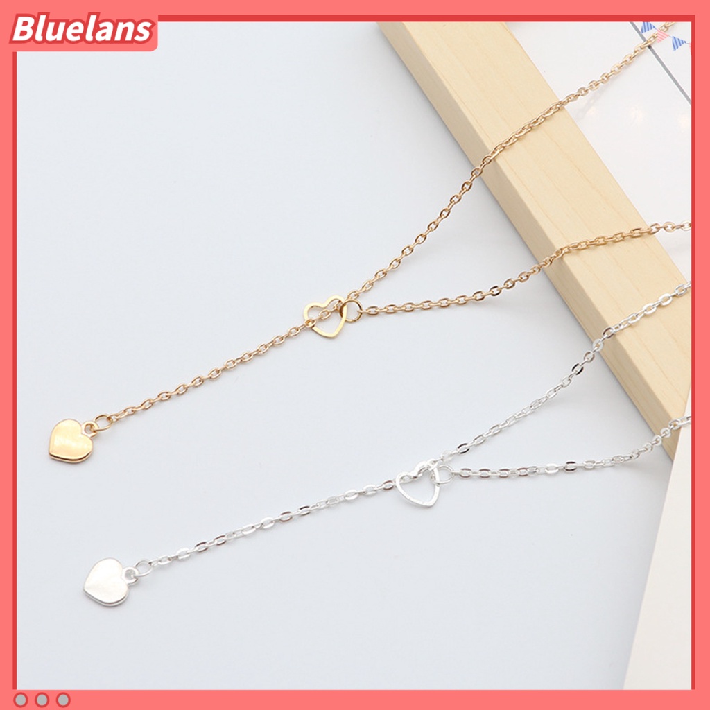 Bluelans Necklace Heart Pendant Women Chain Necklace Jewelry