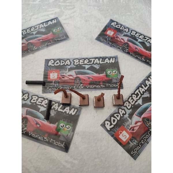 Carbon brush, cool stater areng, areng dinamo stater innova, kijang kapsul, 7k, taruna, feroza