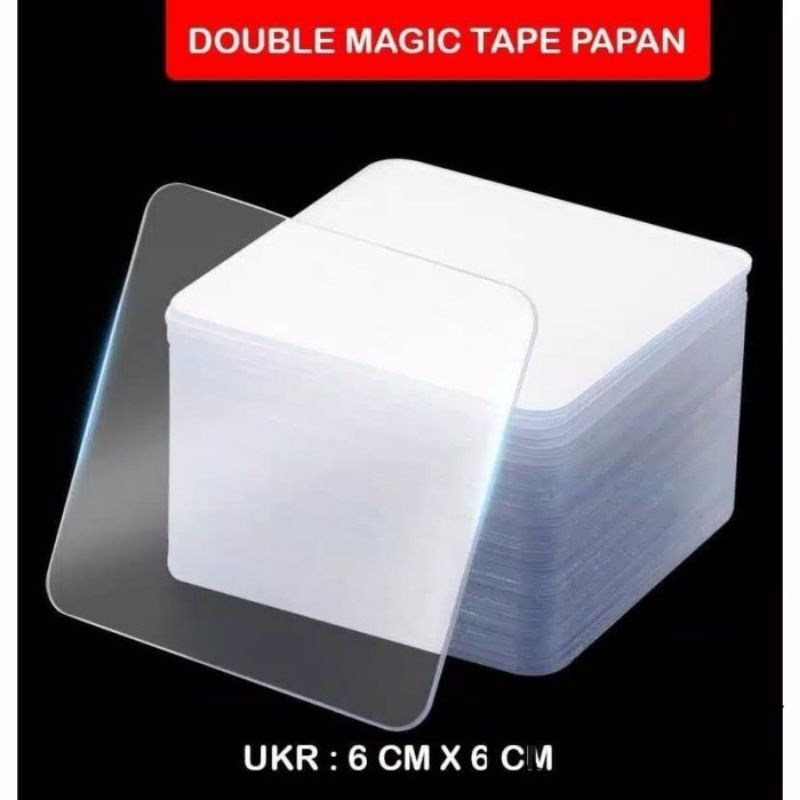 

Double Tape Nano Papan Perekat Dinding Dua Sisi Super Kuat Papan Kotak